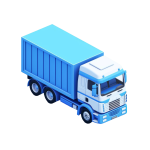 blue-colored-american-truck-beautiful-illustration-picture-generative-ai