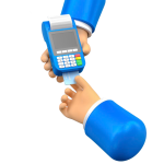 hand-holding-blue-payment-terminal-with-credit-card-3d-render-with-transparent-background